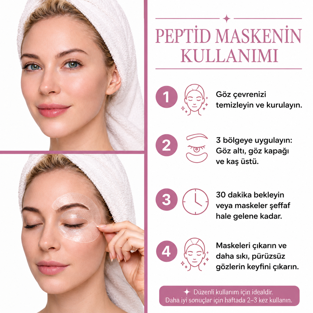 Peptit Bazlı Göz Maskesi